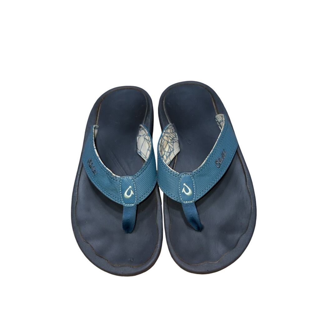 OluKai 'Ohana Beach Sandals in Vintage Blue Size: US 9 Men's